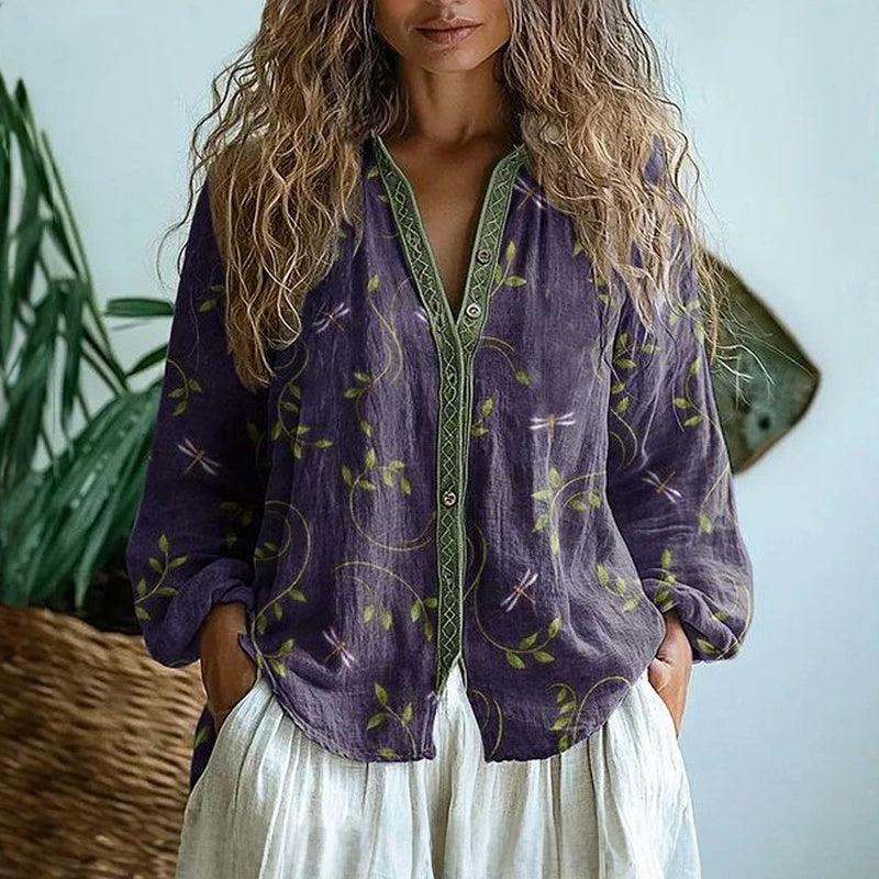 Elara | Vintage Blouse