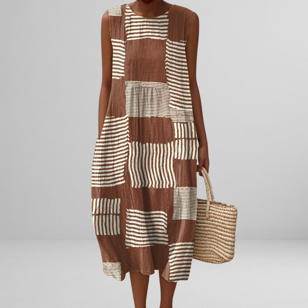 Leena™ | Brown Dress