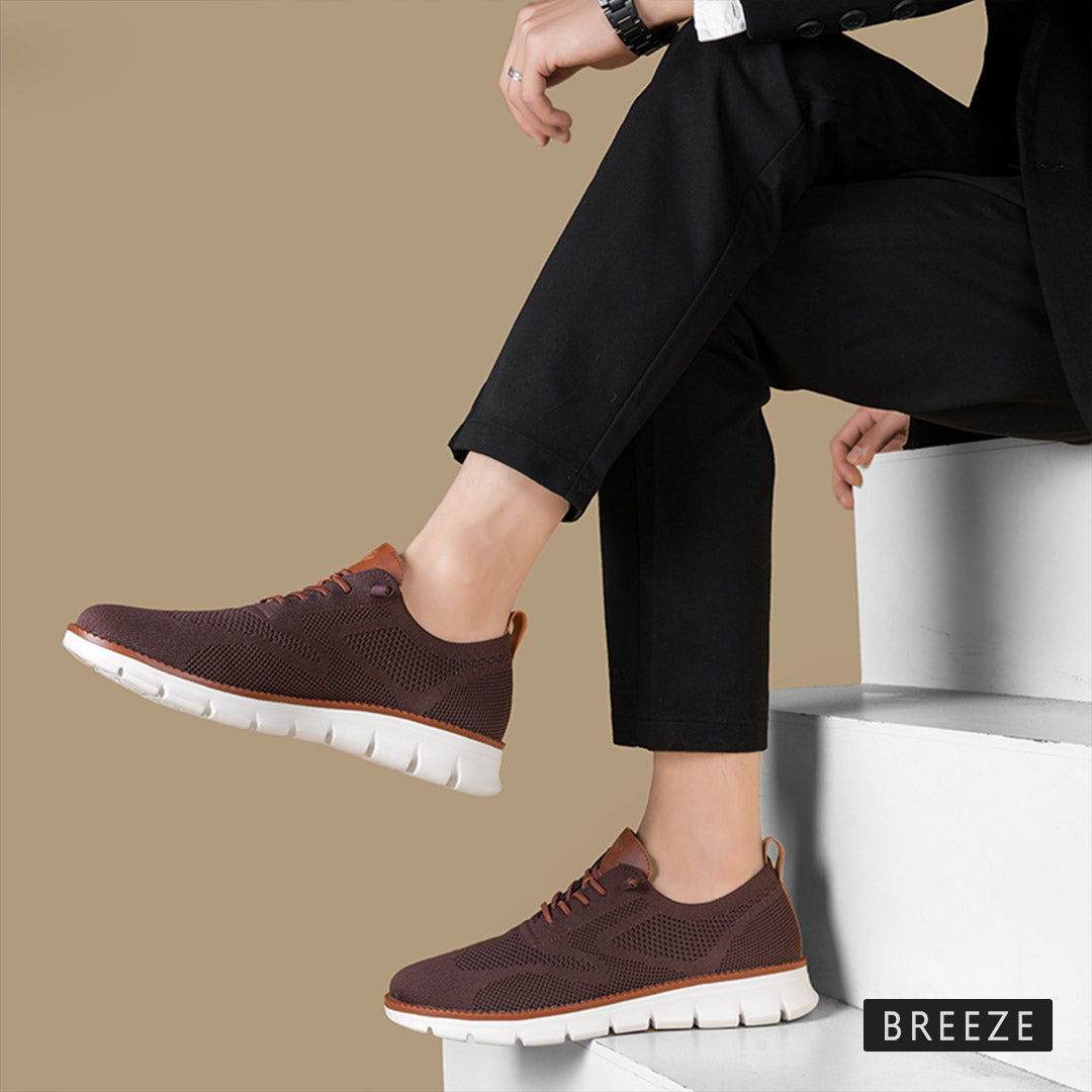 Vellaro™ | Ultra Comfort Limited Edition Leather Oxfords | Stone Gray / EU 40 | Toronty Ottawa