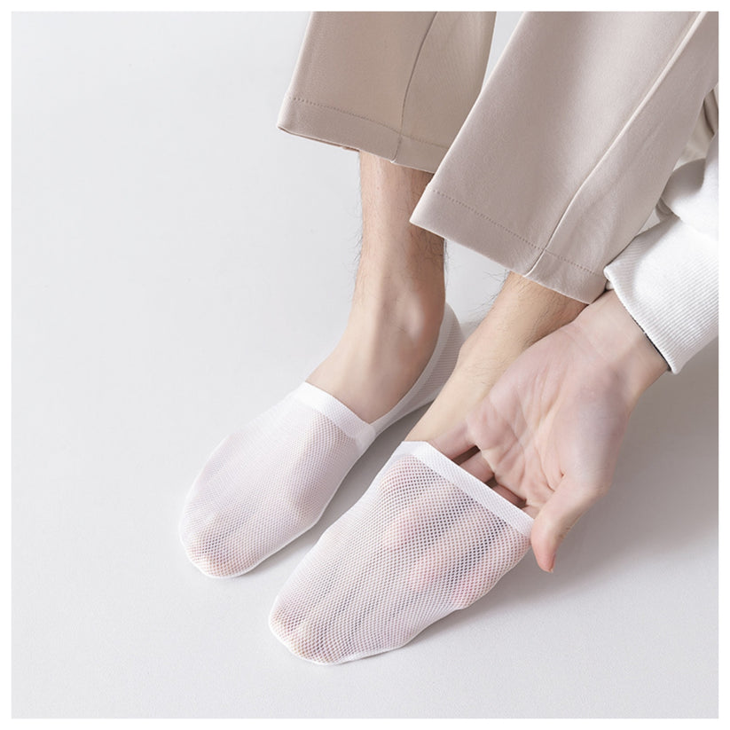 Aerisox™ | Invisible Breathable Anti-Slip Socks | White | Toronty Ottawa