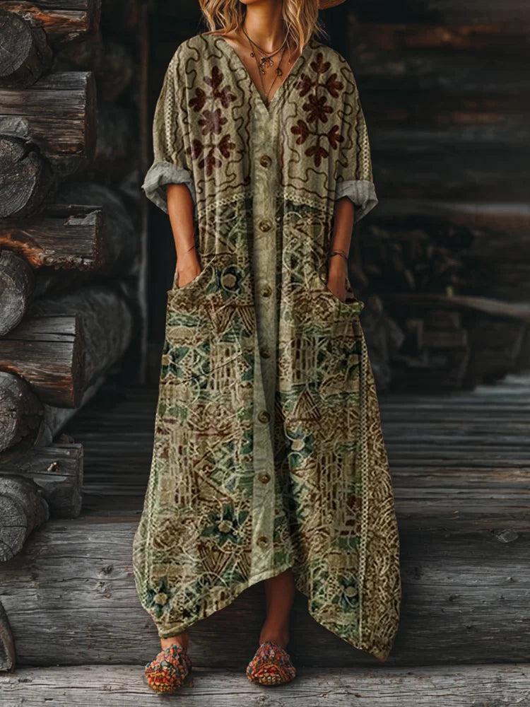 Isolde™ | Boho Maxi Dress