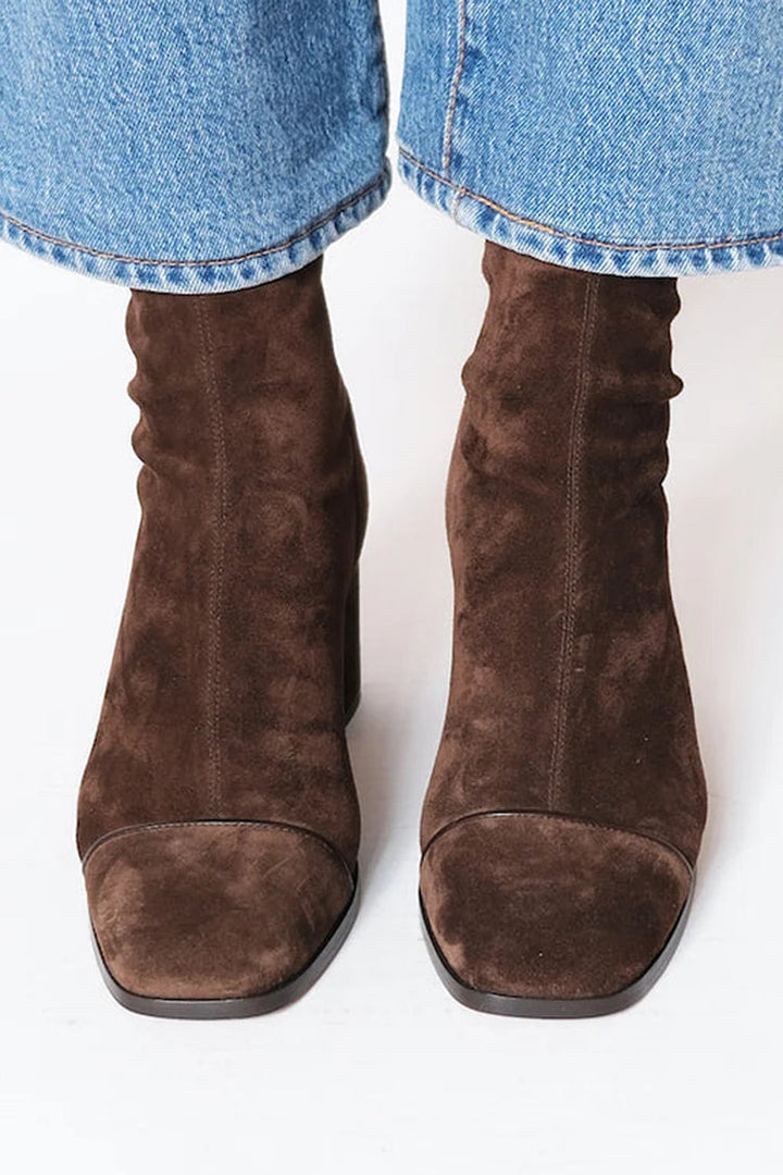 Valerie | Square toe heeled boots