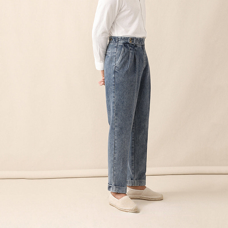 Mountclair™ | Men’s Straight-Leg Slim Denim Pants | Gray / 29 | Toronty Ottawa