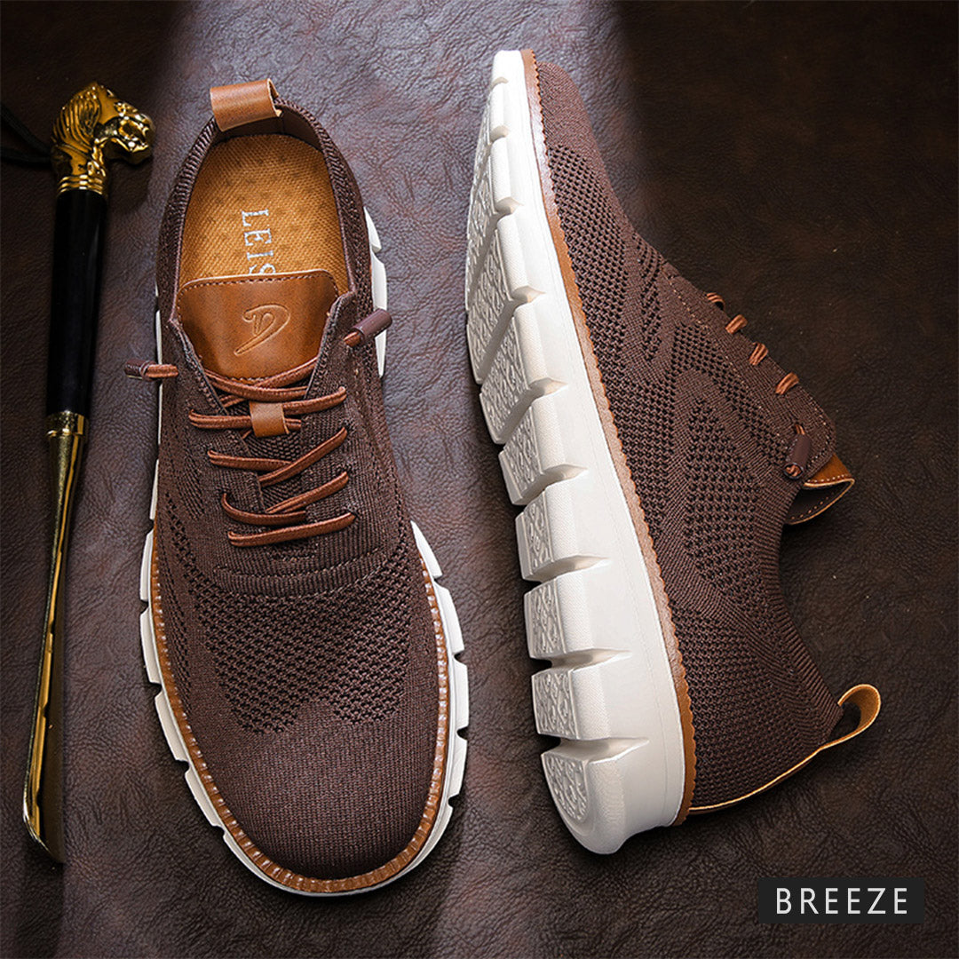 Vellaro™ | Ultra Comfort Limited Edition Leather Oxfords | Stone Gray / EU 40 | Toronty Ottawa