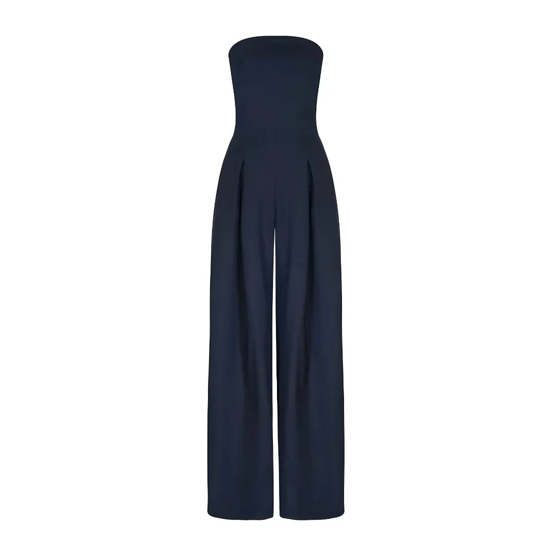 Isla – Sculpting Strapless Jumpsuit | Dark Blue / S | Toronty Ottawa
