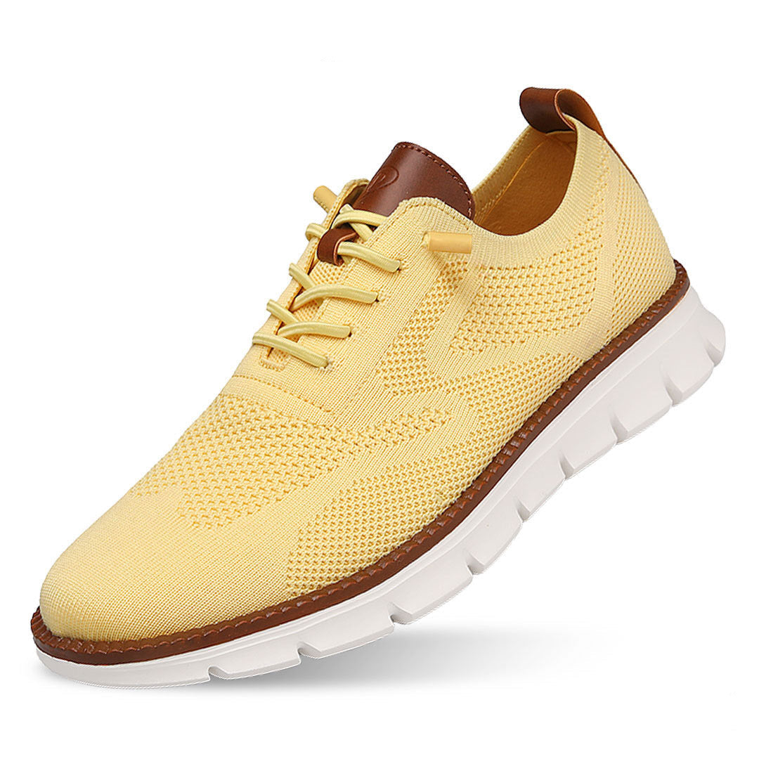 Stratus™ | Ultra-Comfort Limited Edition Leather Shoes | Yellow / EU 40 | Toronty Ottawa