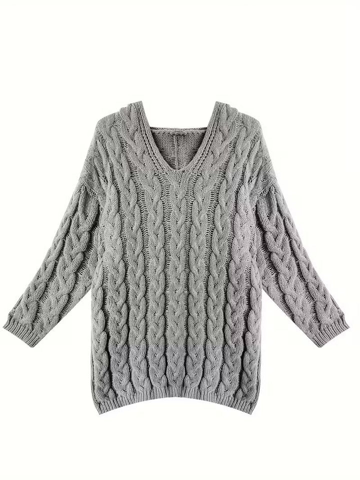 Mette | Casual Long Sleeve Knitted Sweater