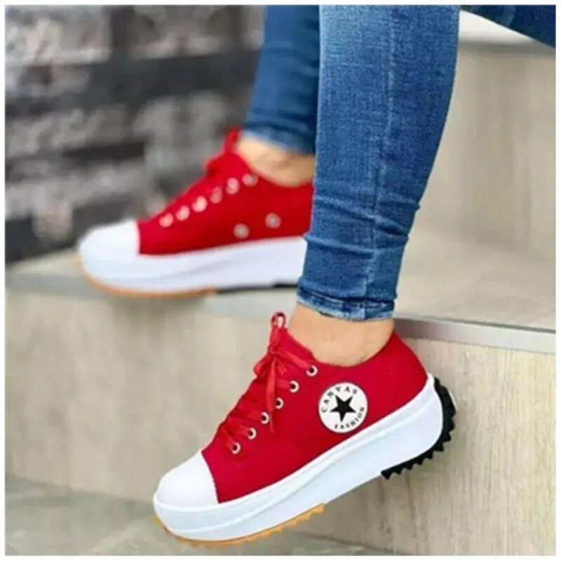 Maldiva™ | All-Day Comfort Orthopedic Sneakers | Red / 4 | Toronty Ottawa