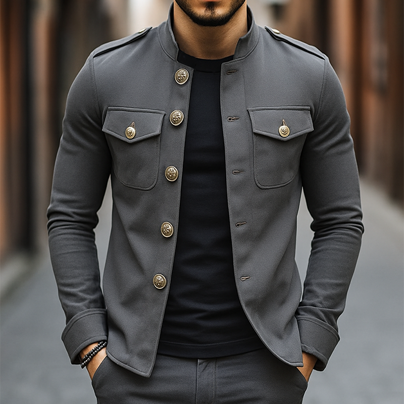 Orion™ Vintage Collar | Casual Button Jacket