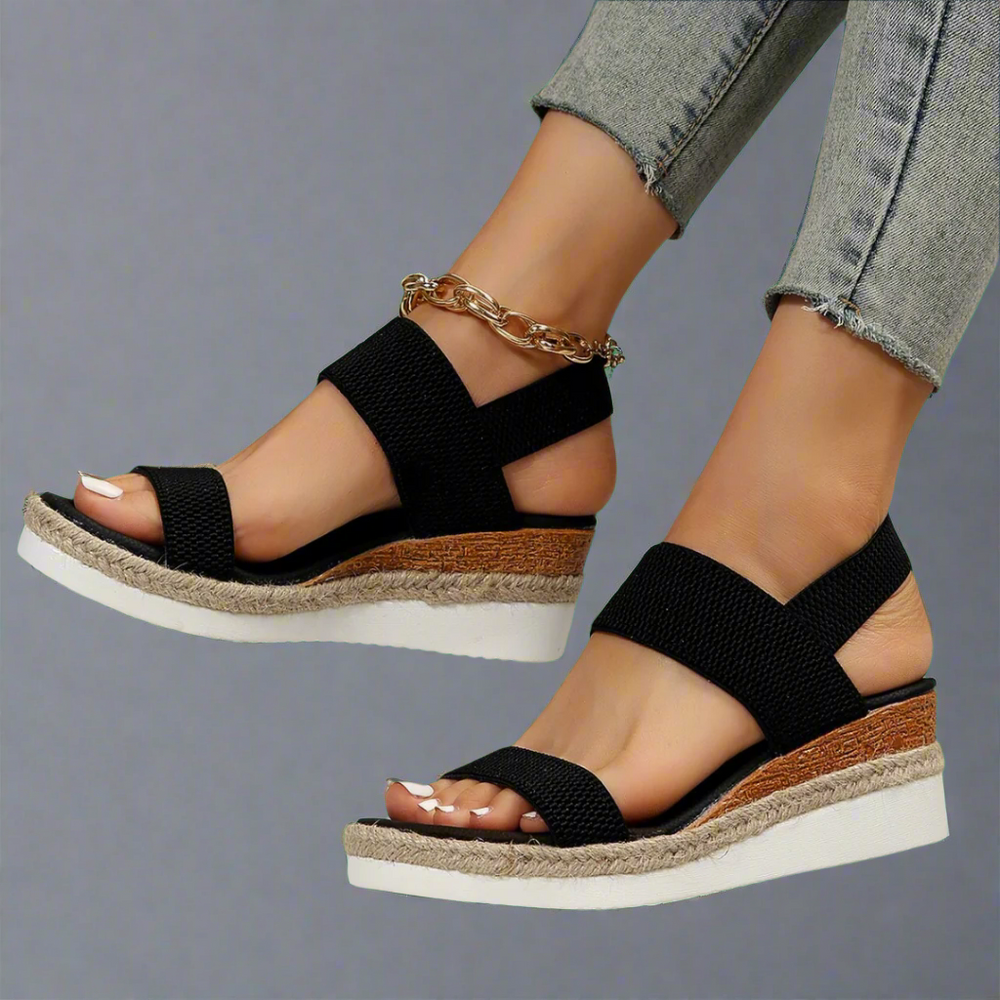 Layla – Elegant Everyday Sandals | Black / 5 | Toronty Ottawa