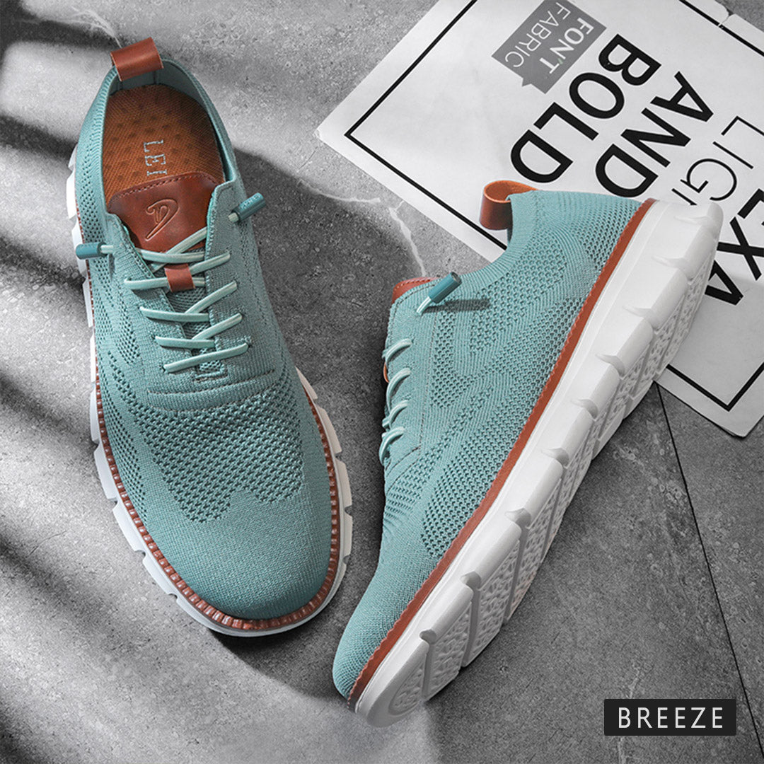 Vellaro™ | Ultra Comfort Limited Edition Leather Oxfords | Stone Gray / EU 40 | Toronty Ottawa