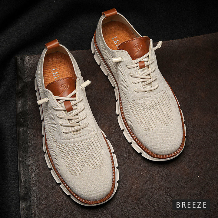 Vellaro™ | Ultra Comfort Limited Edition Leather Oxfords | Stone Gray / EU 40 | Toronty Ottawa
