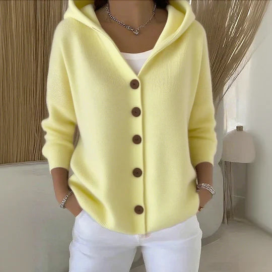 Élodie™ | Everyday Hooded Knit Cardigan