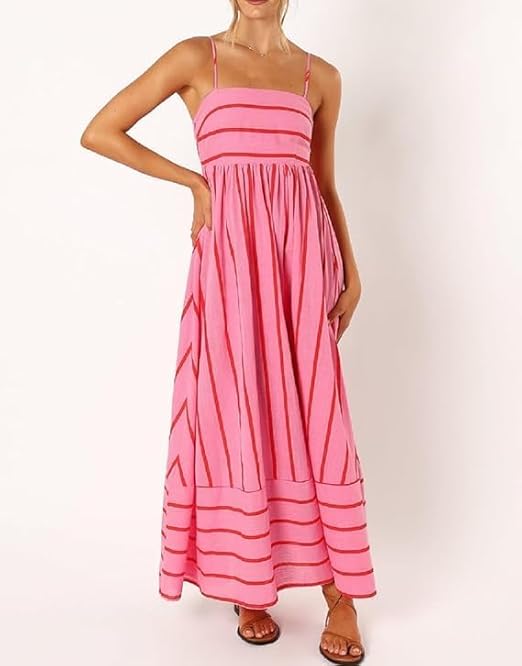 Solea™ | Sunset Vibes Pink Maxi Dress | Rose / S | Toronty Ottawa