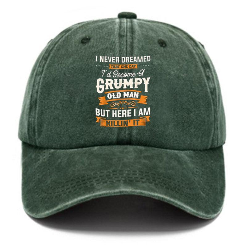 Grumpy and Proud: The Bold Hat for Seniors with Attitude | Forest Mist | Toronty Ottawa