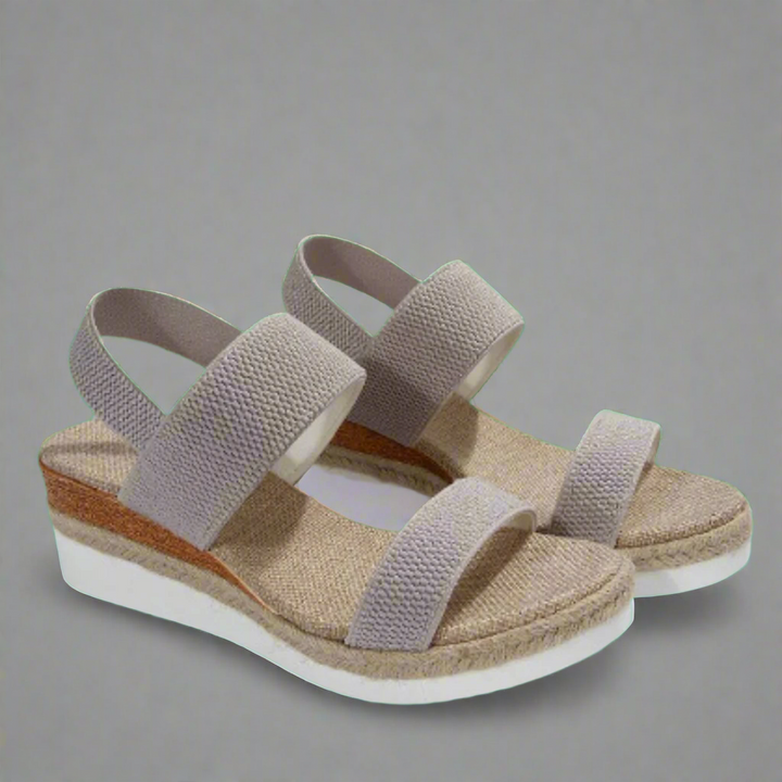 Layla – Elegant Everyday Sandals | Gray / 5 | Toronty Ottawa