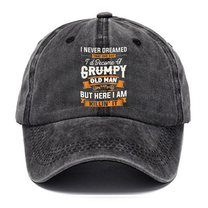 Grumpy and Proud: The Bold Hat for Seniors with Attitude | Graphite | Toronty Ottawa