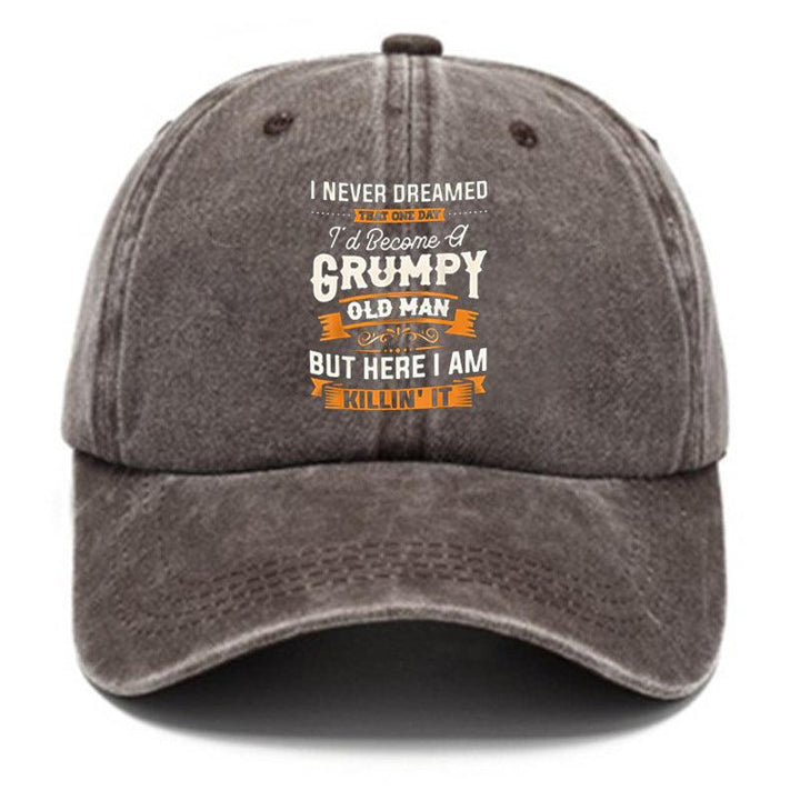 Grumpy and Proud: The Bold Hat for Seniors with Attitude | Earthen Uber | Toronty Ottawa