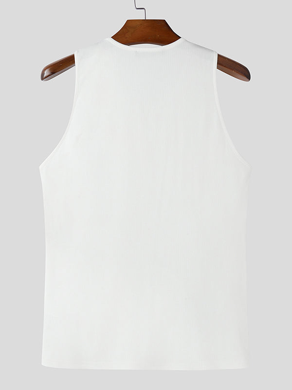 AxelEdge™ | Men’s Asymmetrical Zip-Up Tank Top | Black / S | Toronty Ottawa