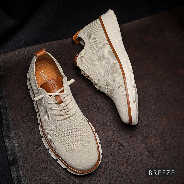 Vellaro™ | Ultra Comfort Limited Edition Leather Oxfords | Stone Gray / EU 40 | Toronty Ottawa