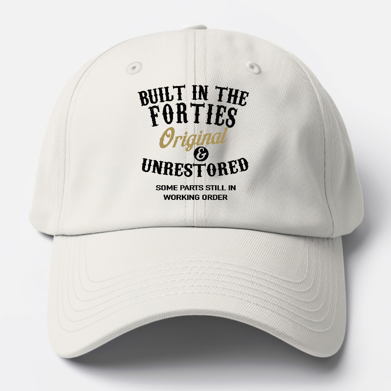 Built In The Forties Original Unrestored Some Parts Still In Working Order Baseball Cap | Off White | Toronty Ottawa