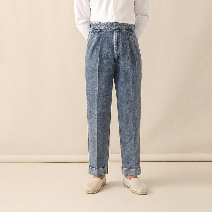 Mountclair™ | Men’s Straight-Leg Slim Denim Pants | Gray / 29 | Toronty Ottawa