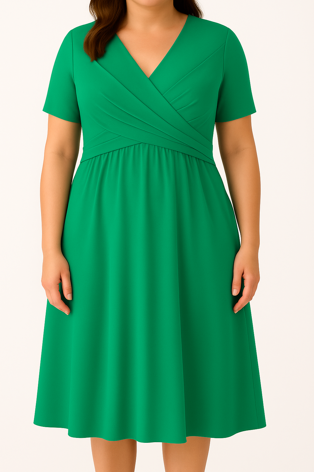 Lena - Timeless Elegance Dress | Green / S | Toronty Ottawa