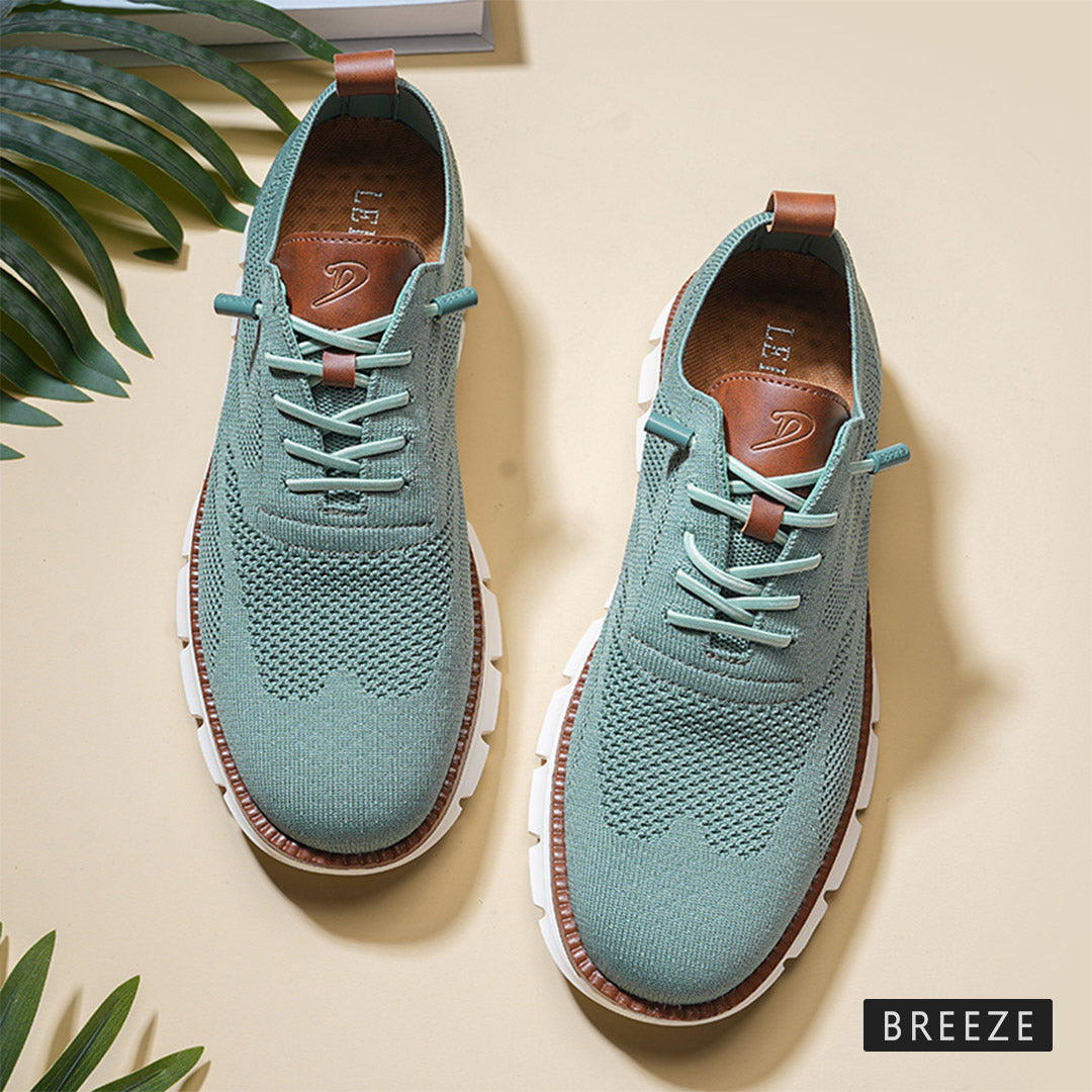 Vellaro™ | Ultra Comfort Limited Edition Leather Oxfords | Stone Gray / EU 40 | Toronty Ottawa