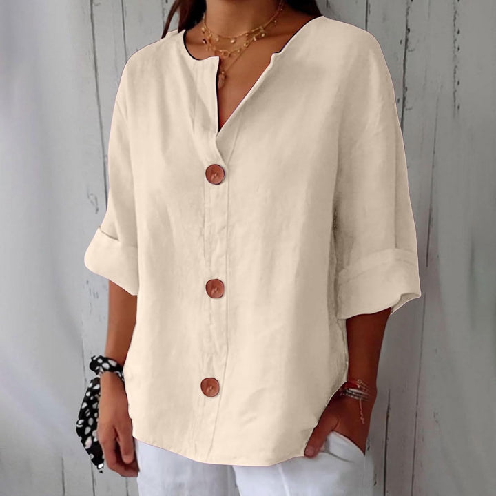 Harborlane™ | Easy Breeze Blouse | Beige / S | Toronty Ottawa
