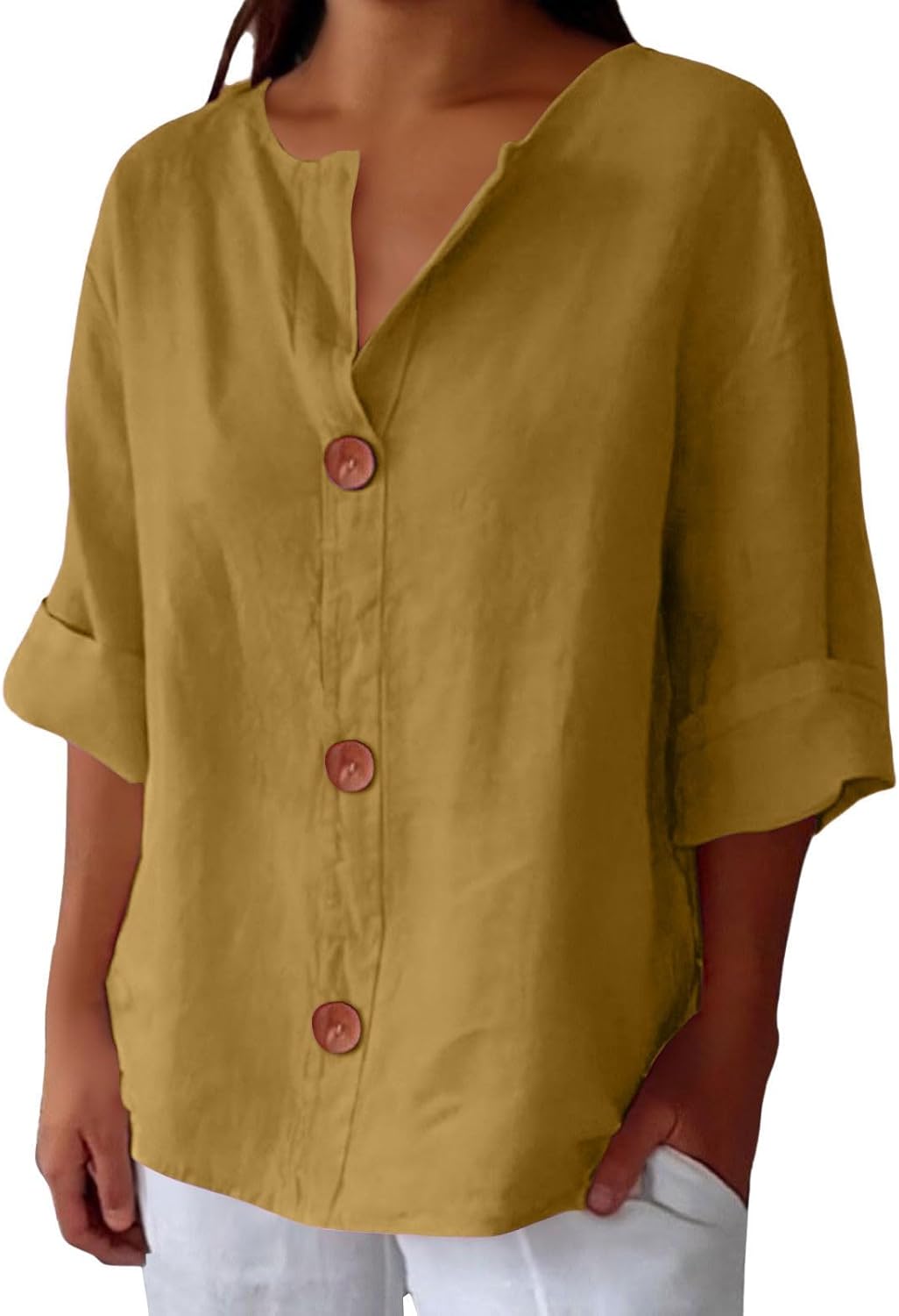 Harborlane™ | Easy Breeze Blouse | Yellow / S | Toronty Ottawa
