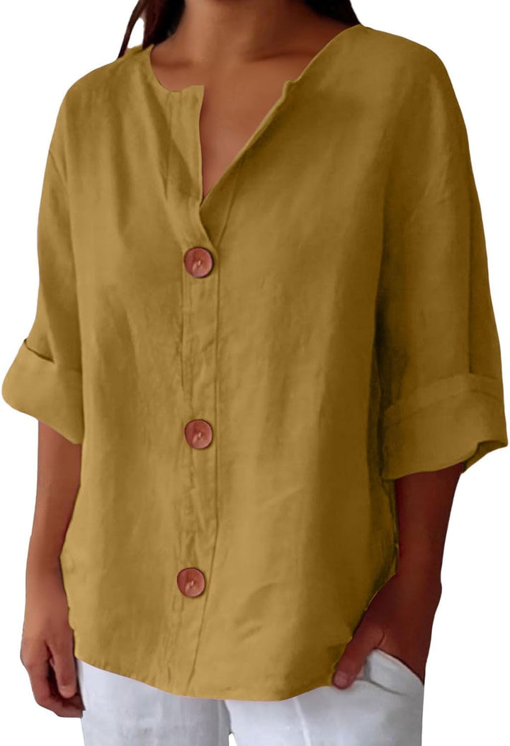 Harborlane™ | Easy Breeze Blouse | Yellow / S | Toronty Ottawa