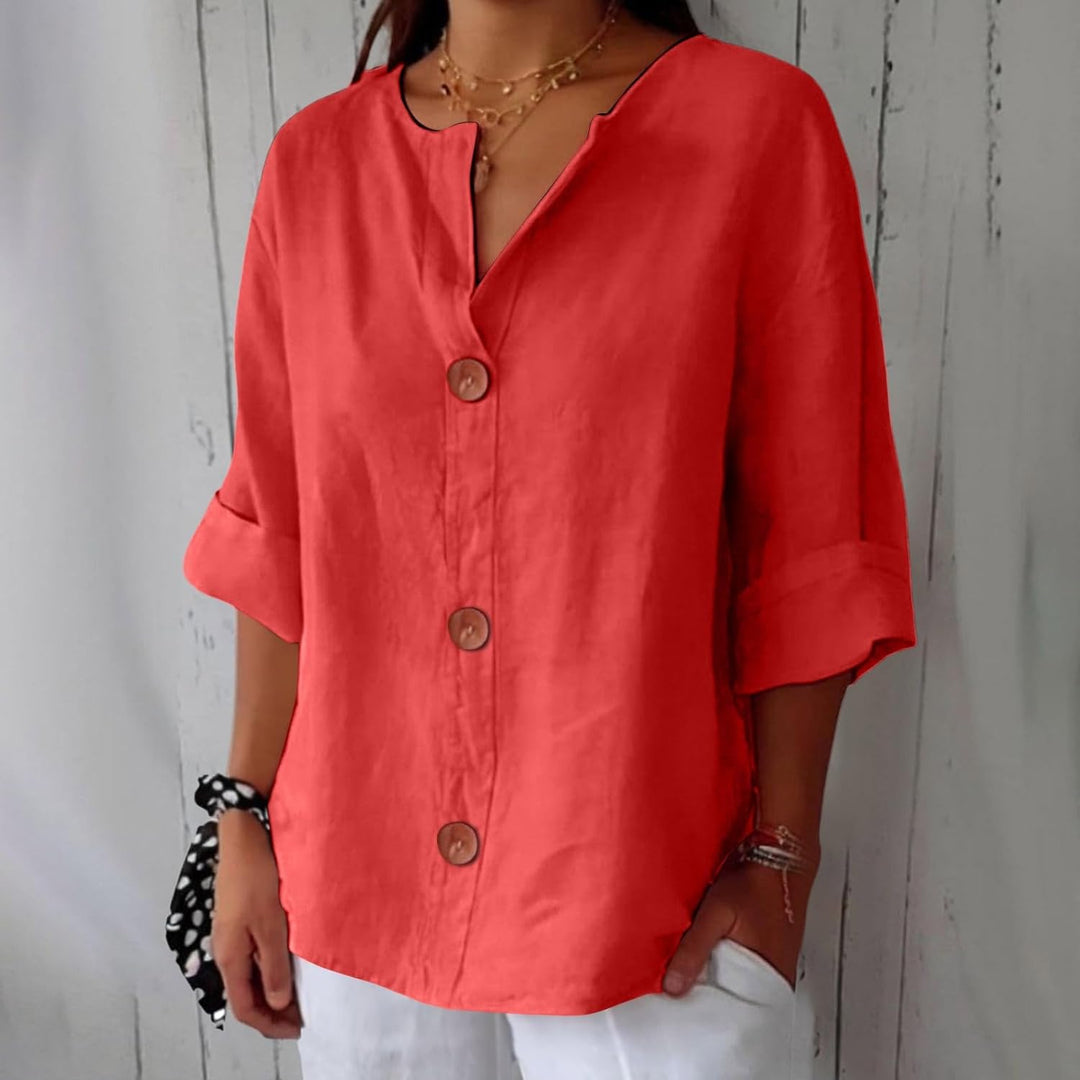 Harborlane™ | Easy Breeze Blouse | Red / S | Toronty Ottawa