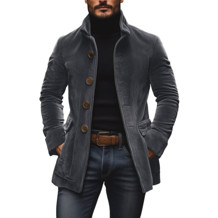 Bexley™ Heritage Corduroy Stand Collar Coat | Army Green / S | Toronty Ottawa