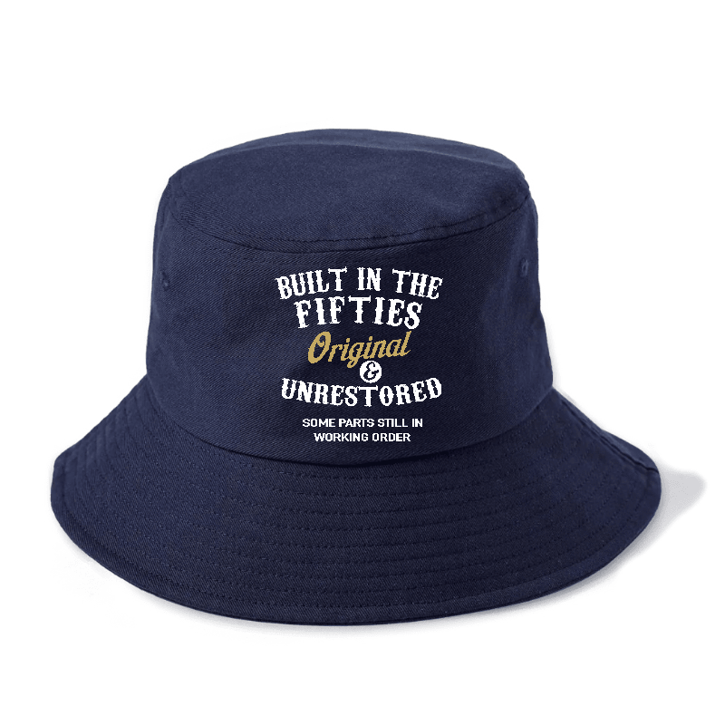 Built In The Fifties Original Unrestored Some Parts Still In Working Order Bucket Hat | Twilight Navy(Blue) | Toronty Ottawa