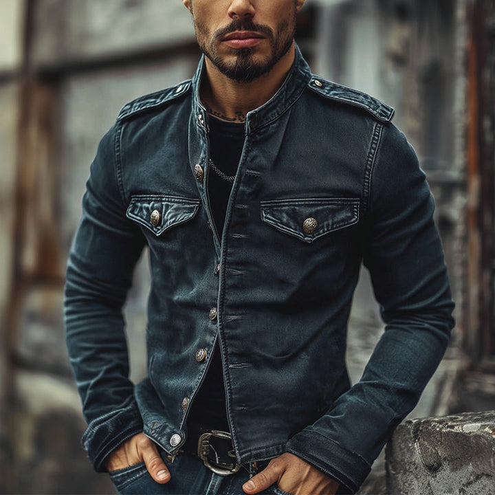 Maverick™ Vintage Denim | Stand Collar