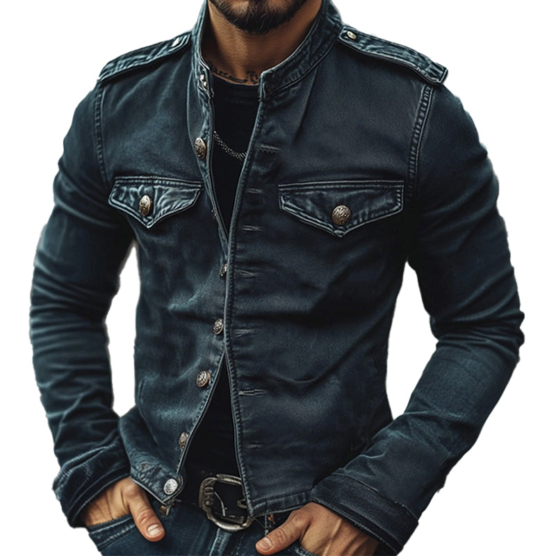 Maverick™ Vintage Denim | Stand Collar