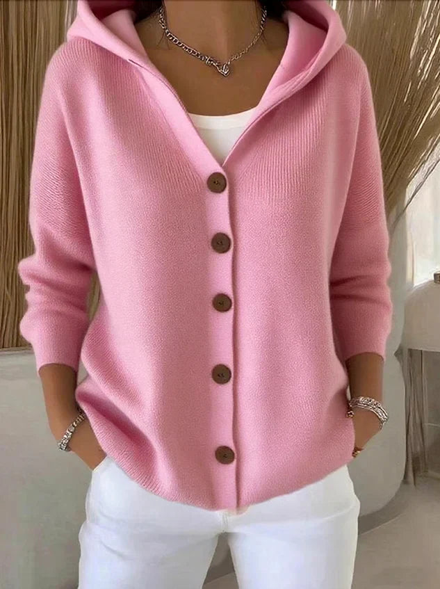 Élodie™ | Everyday Hooded Knit Cardigan