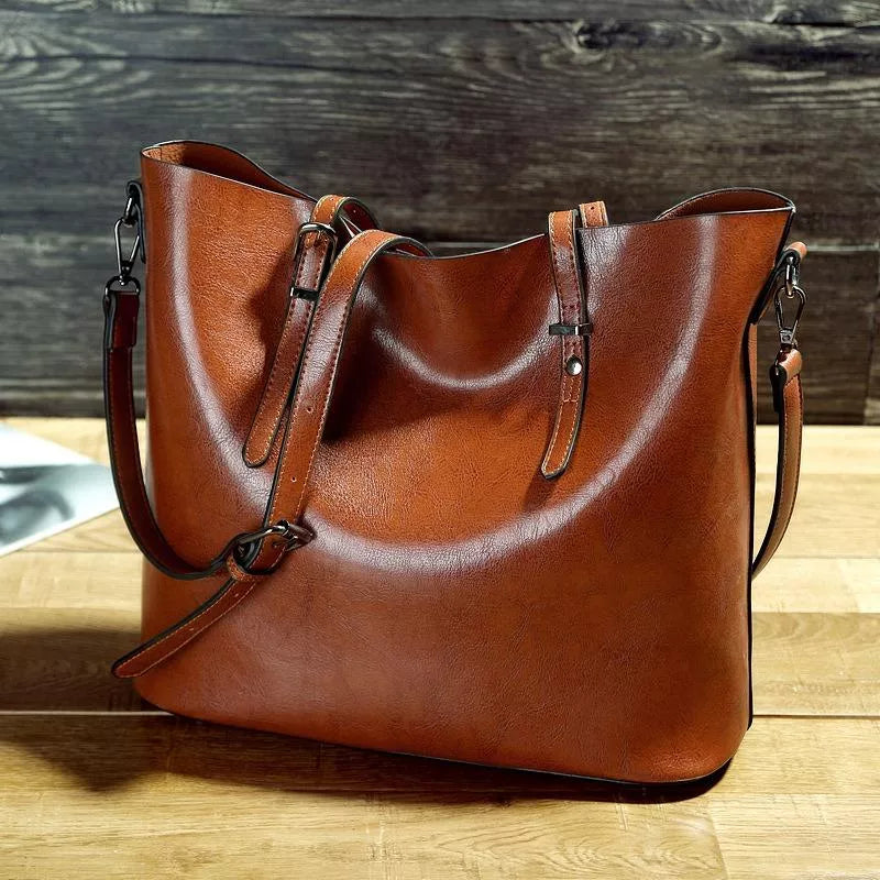 Clara® | Vintage Leather Handbag | Brown | Toronty Ottawa