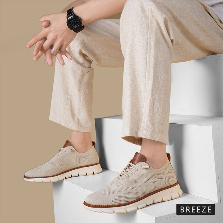 Vellaro™ | Ultra Comfort Limited Edition Leather Oxfords | Stone Gray / EU 40 | Toronty Ottawa