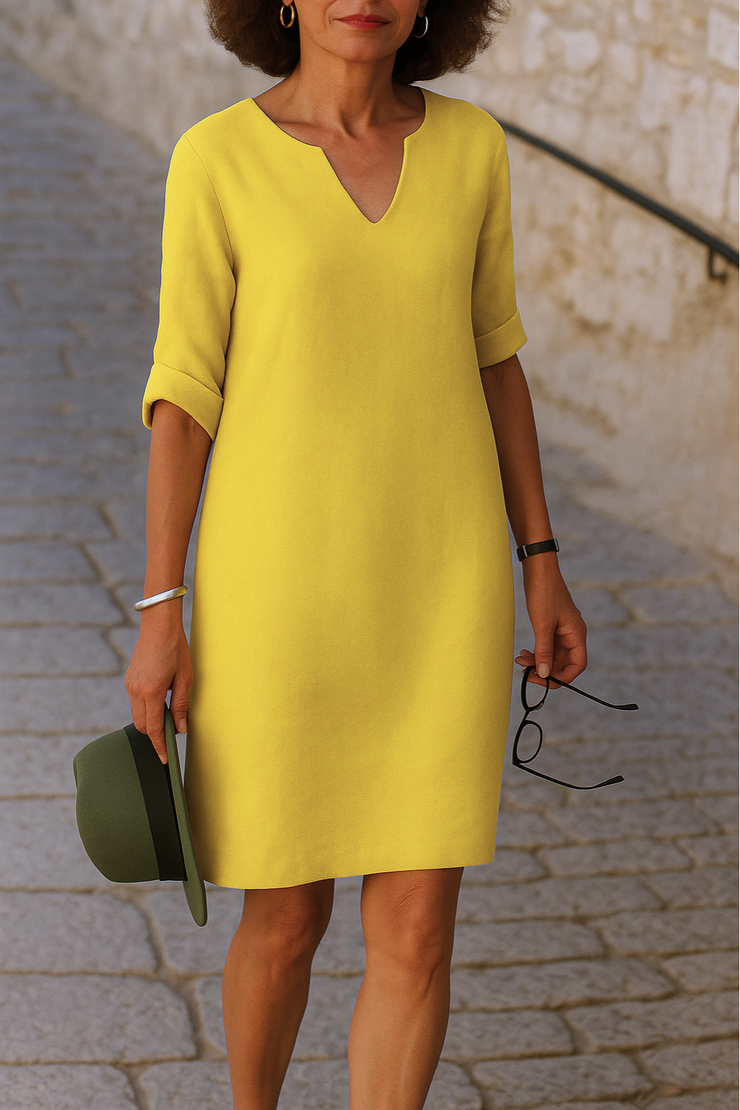 Serena™ Dress – Effortless Grace, Unstoppable Confidence | Yellow / S | Toronty Ottawa