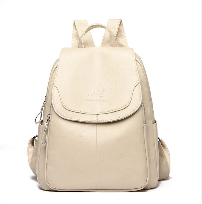 Eda - ANTI-THEFT BACKPACK | Beige | Toronty Ottawa