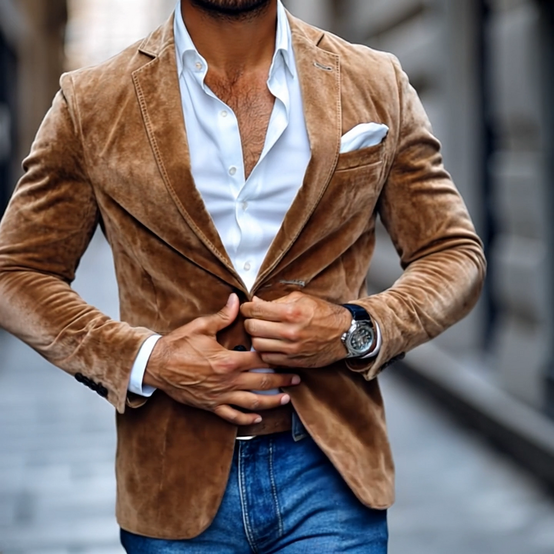 Talon™ Solid Suede | Casual Blazer