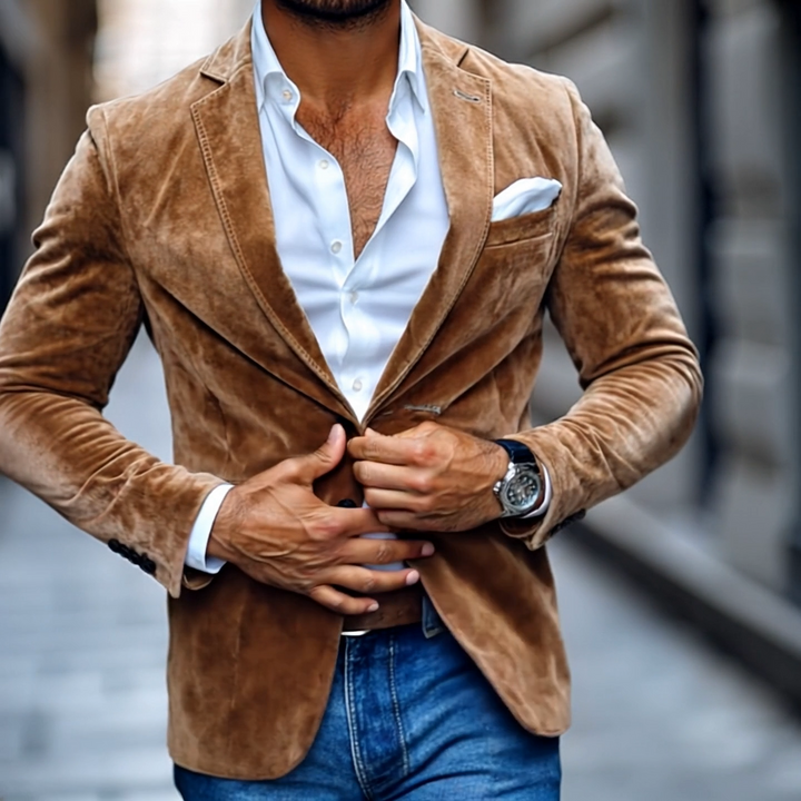 Talon™ Solid Suede | Casual Blazer