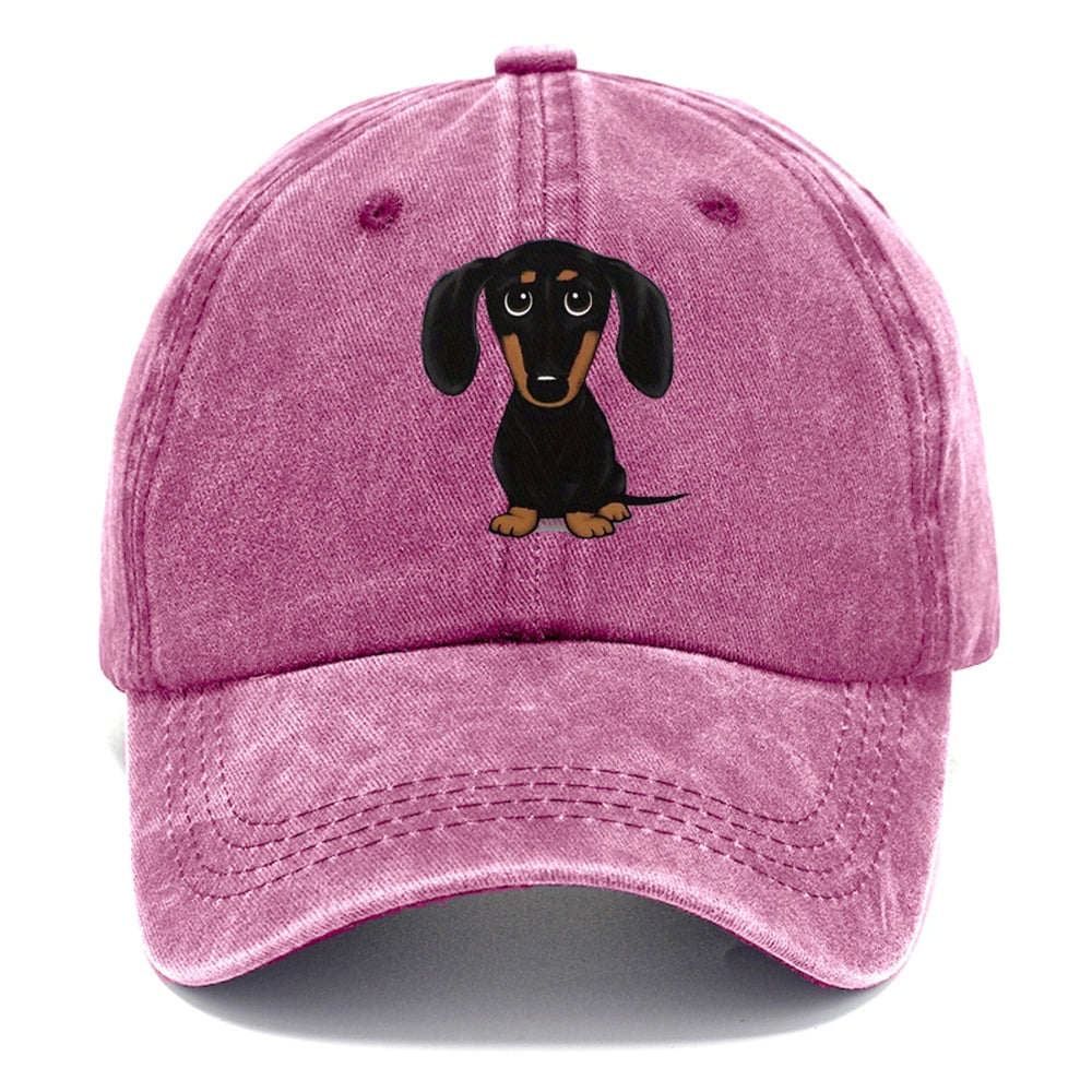 Retro Dachshund Classic Cap | Dusty Rose(Rose) | Toronty Ottawa