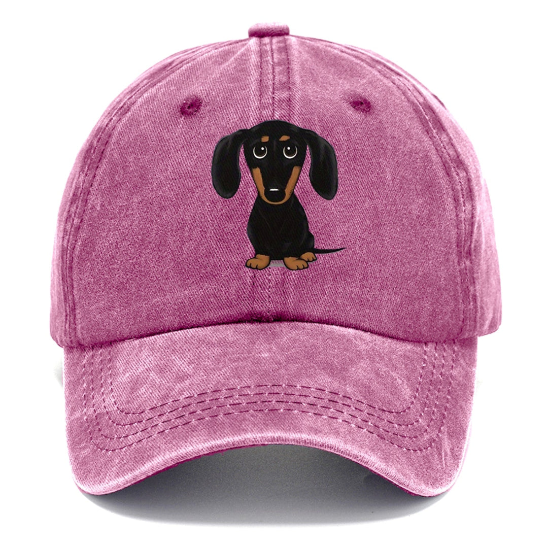 Retro Dachshund Classic Cap | Dusty Rose(Rose) | Toronty Ottawa
