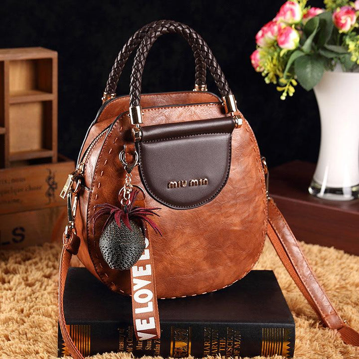 FARA - LEATHER CROSSBODY BAG | Caramel | Toronty Ottawa