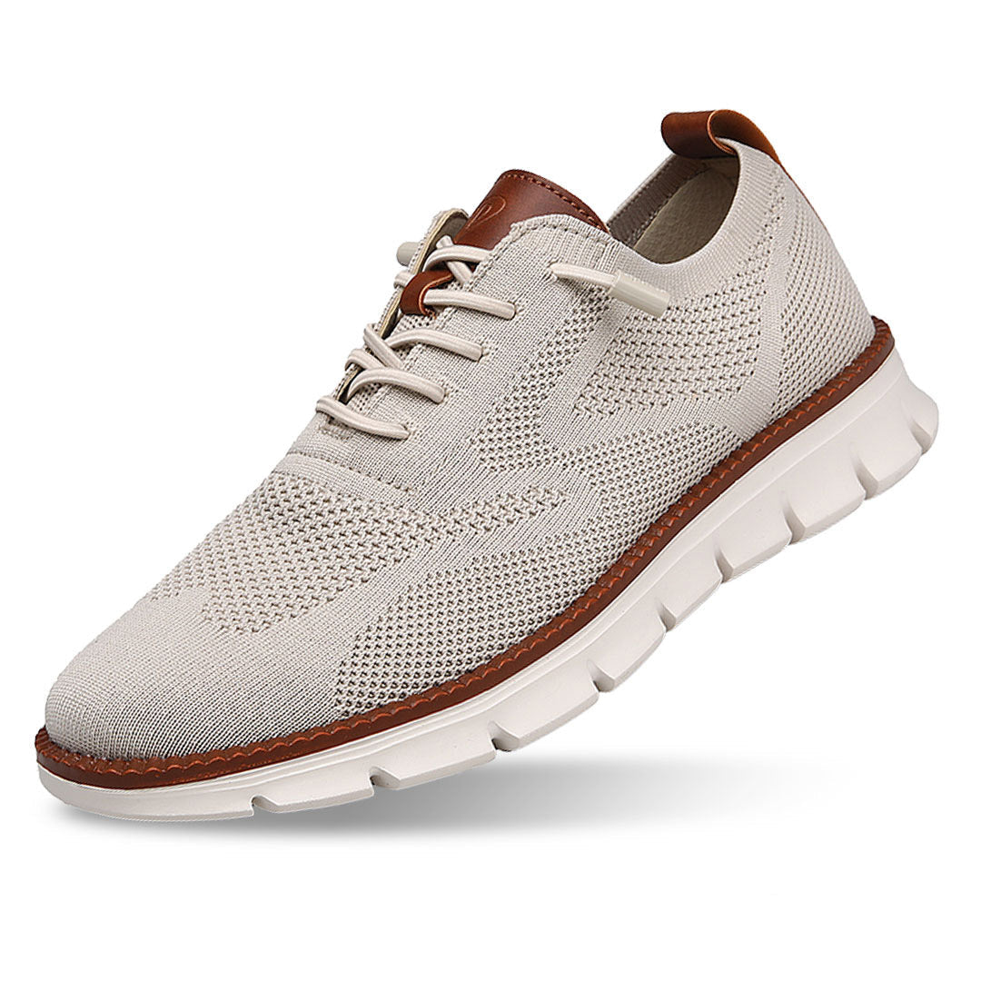 Vellaro™ | Ultra Comfort Limited Edition Leather Oxfords | Stone Gray / EU 40 | Toronty Ottawa
