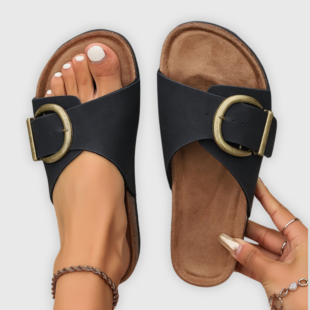 Hailey – Easy Day Slip-On Slides | Black / 5 | Toronty Ottawa