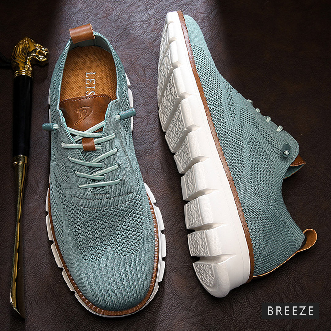Vellaro™ | Ultra Comfort Limited Edition Leather Oxfords | Stone Gray / EU 40 | Toronty Ottawa