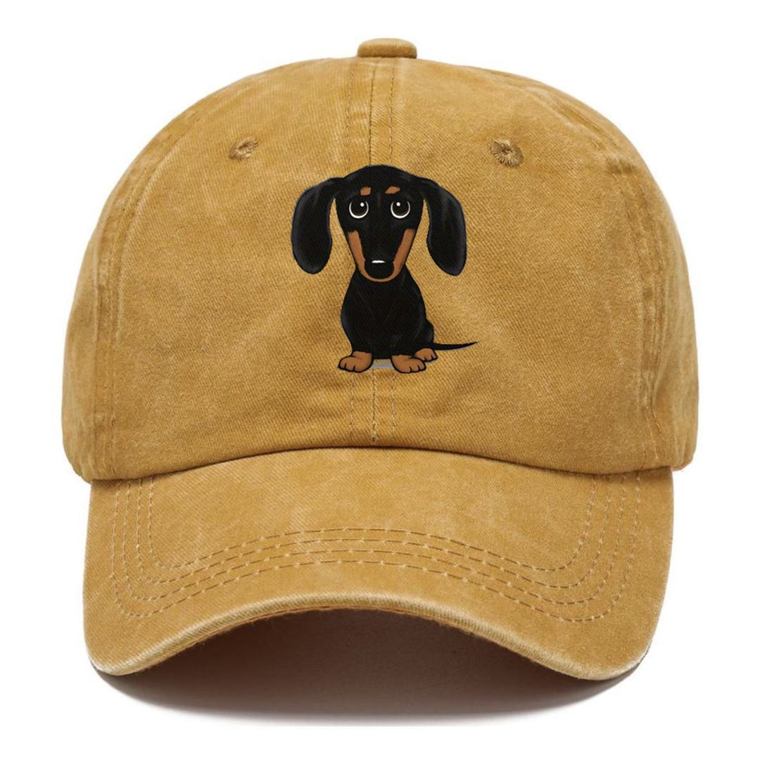 Retro Dachshund Classic Cap | Golden Harvest(Yellow) | Toronty Ottawa